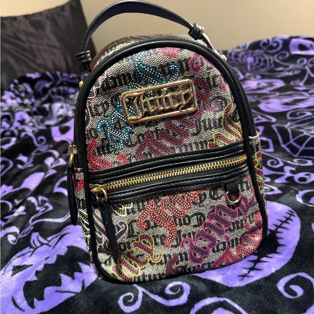 Juicy Couture Multicolor Patterned Mini Backpack